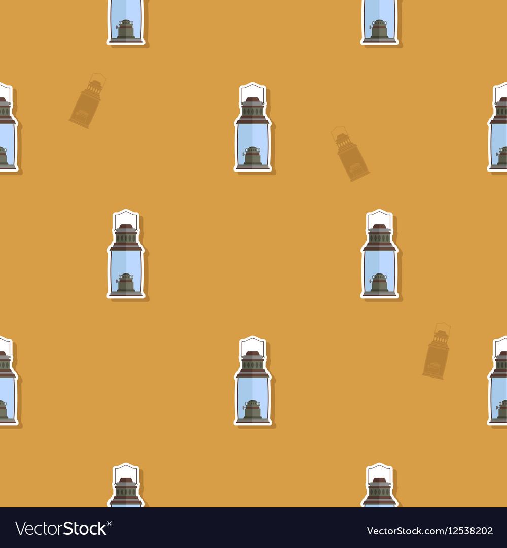 Seamless pattern with lanterns