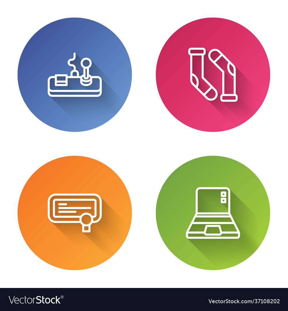 Set line gamepad socks certificate template