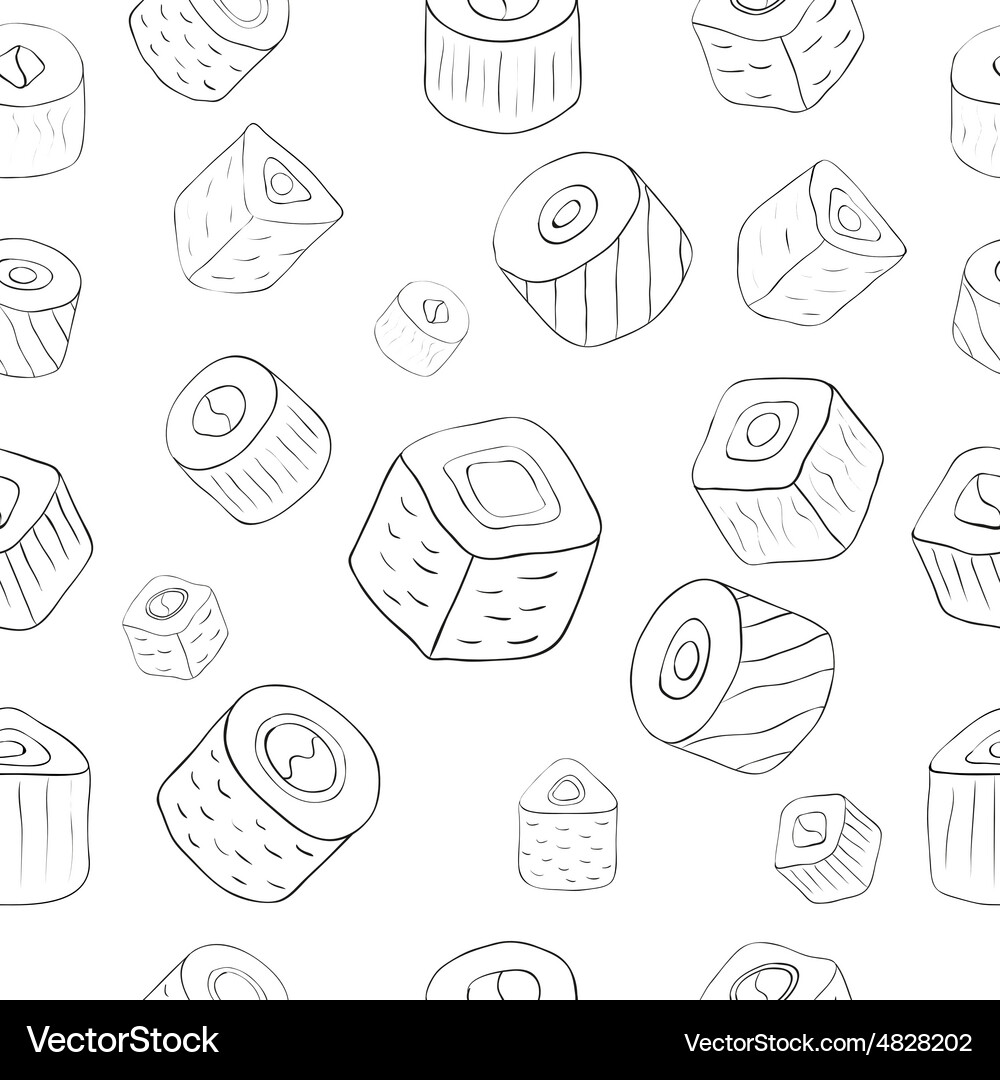 Sushi set Royalty Free Vector Image - VectorStock