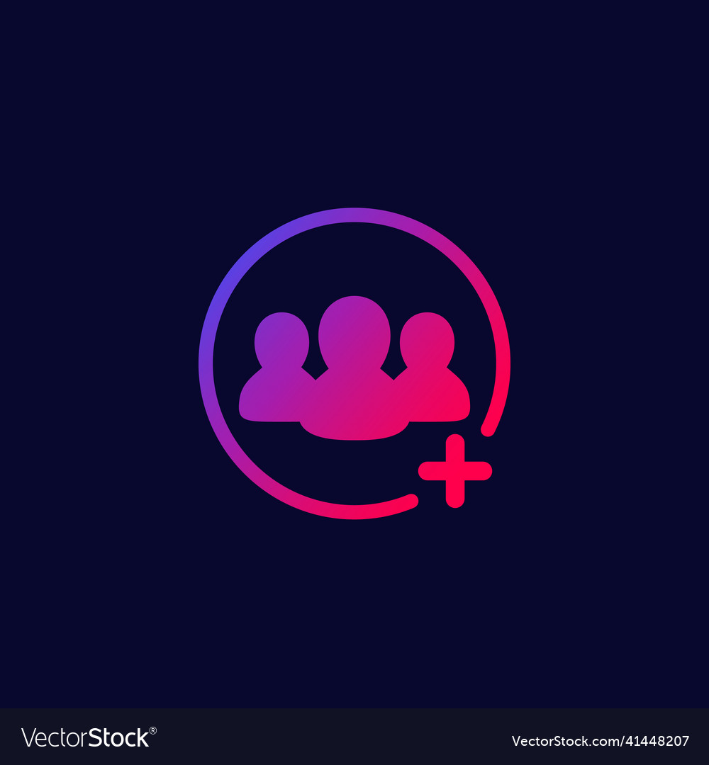 Add to group icon for web