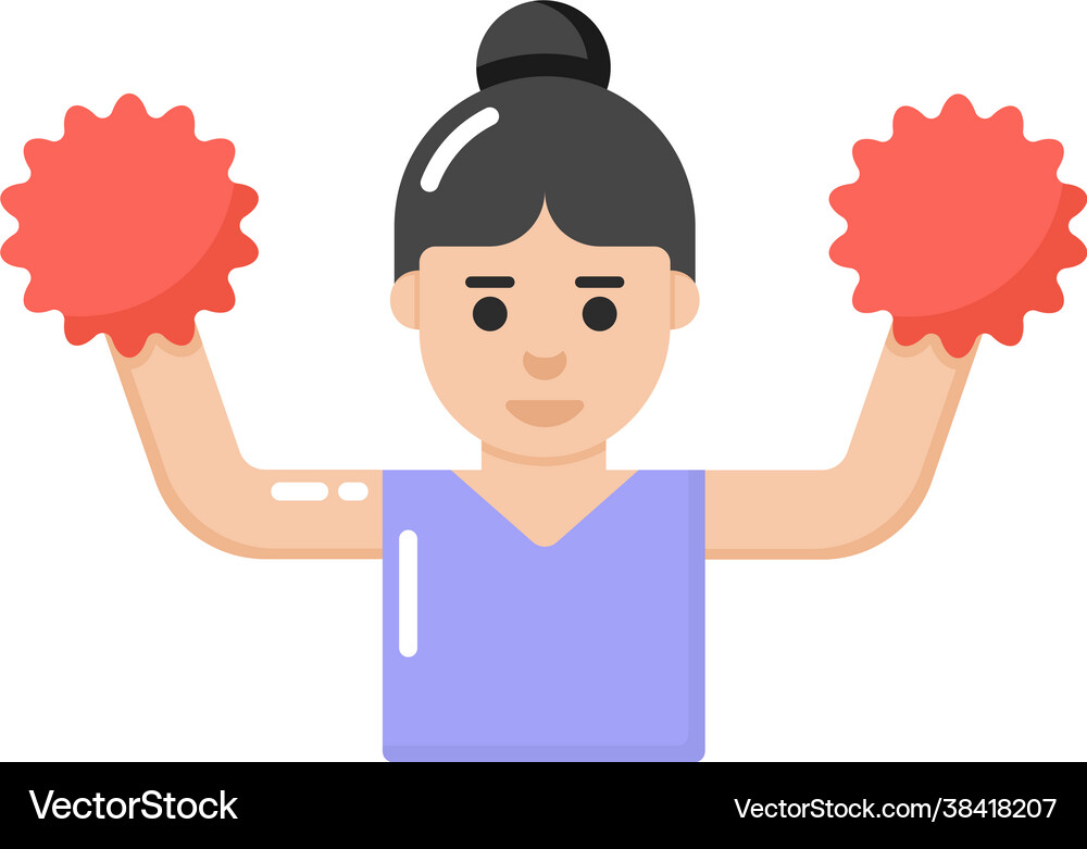 Cheerleader Royalty Free Vector Image - VectorStock
