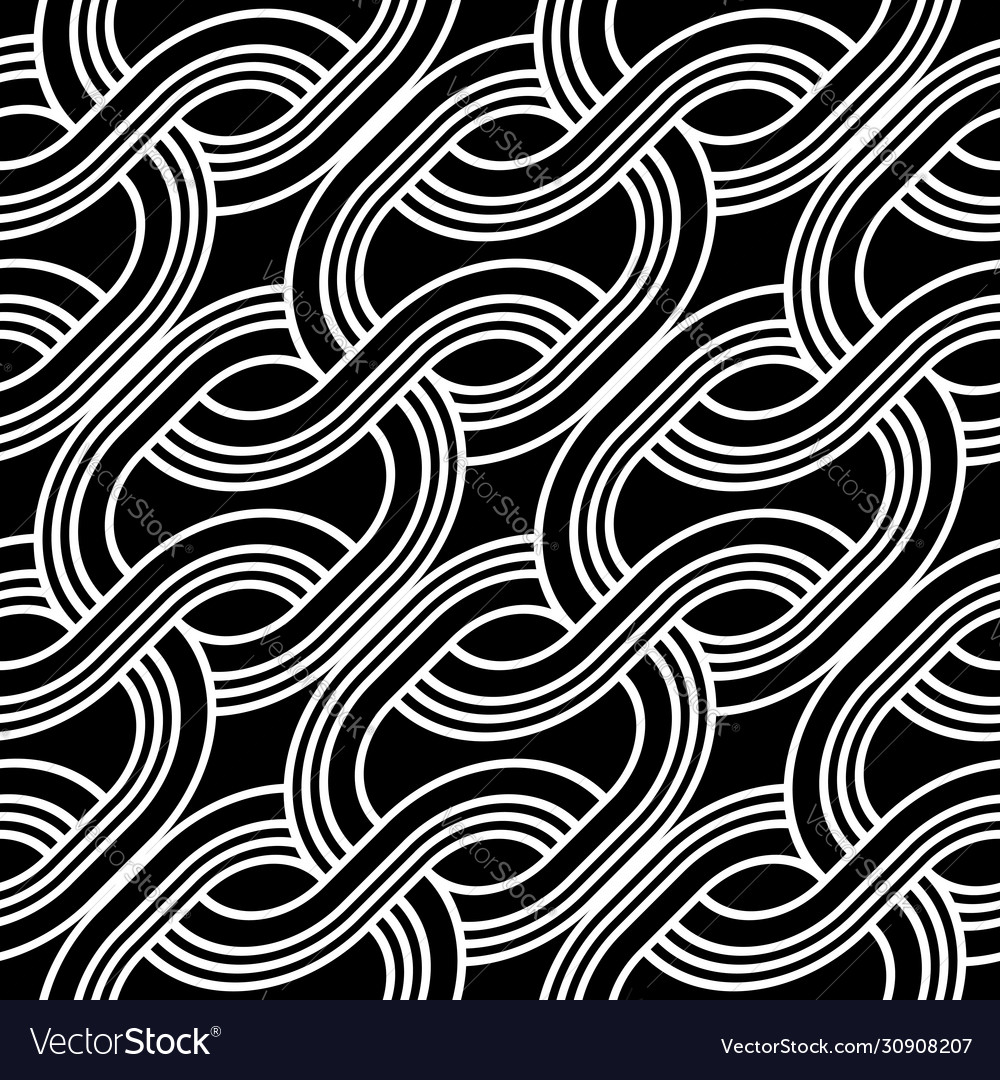 Design seamless monochrome zigzag pattern