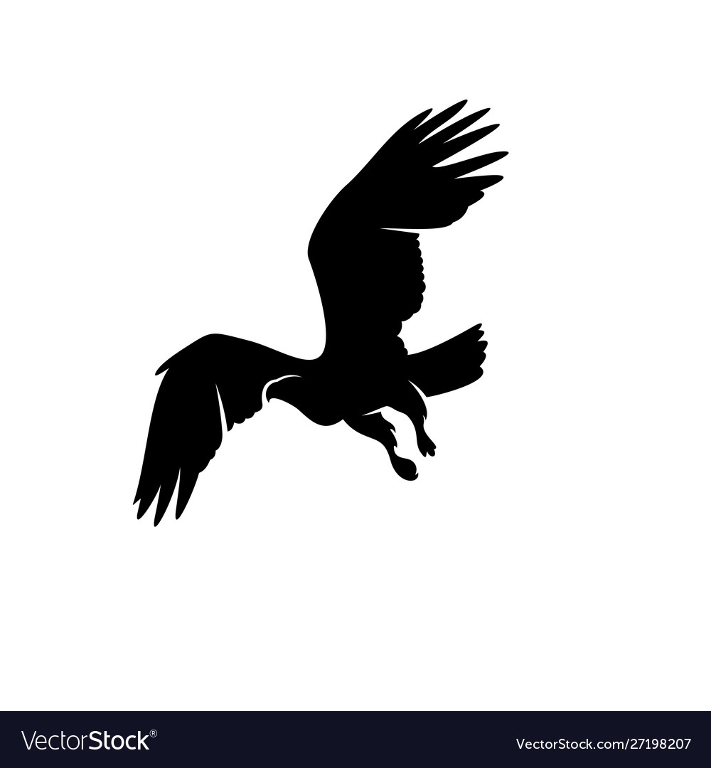 Eagle logo design template Royalty Free Vector Image