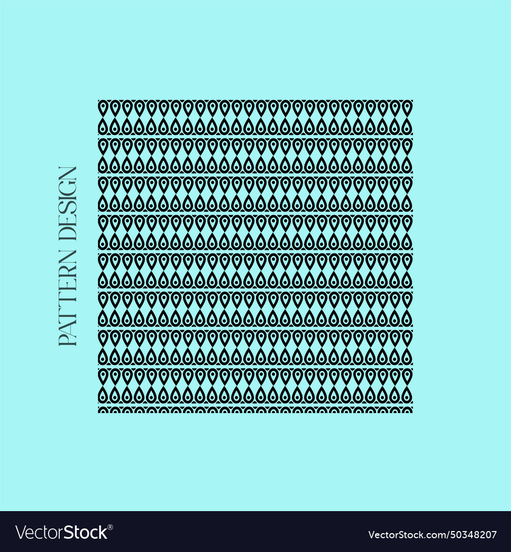 Geometric pattern with squares print