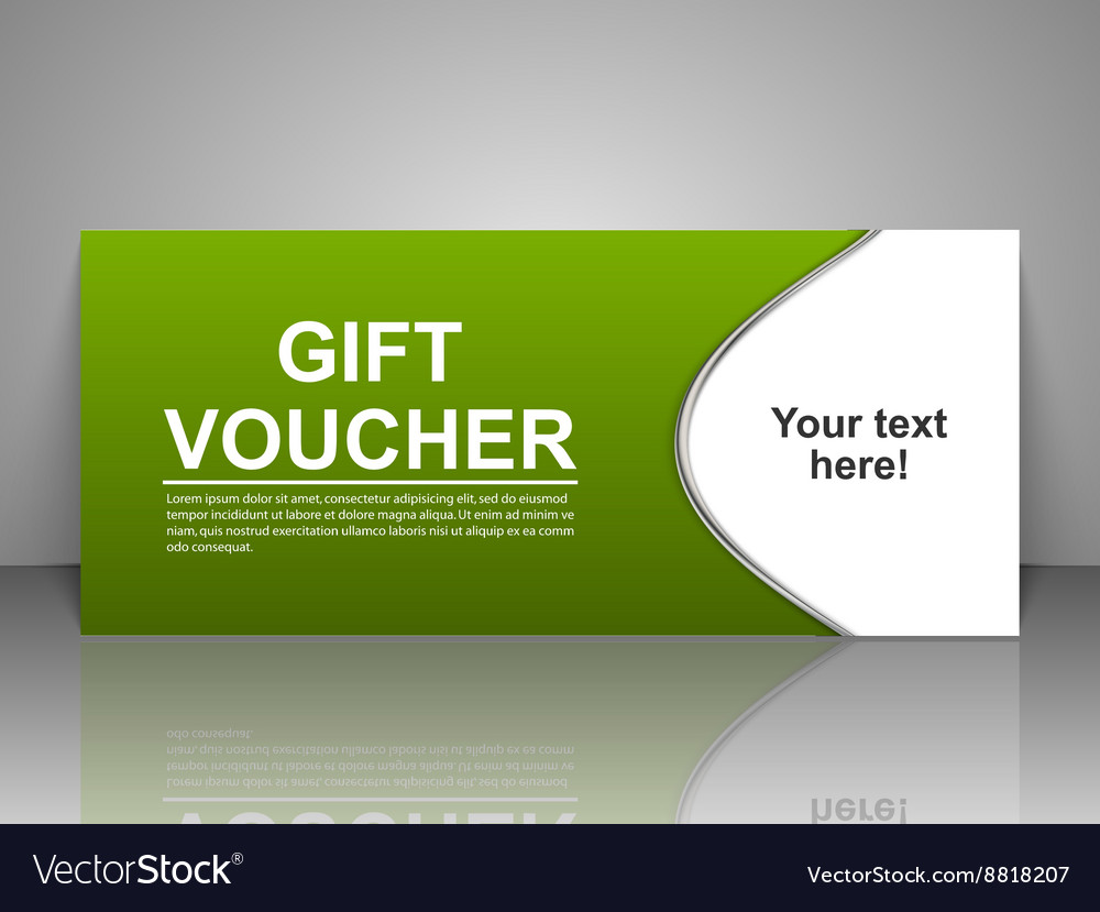 Gift voucher template