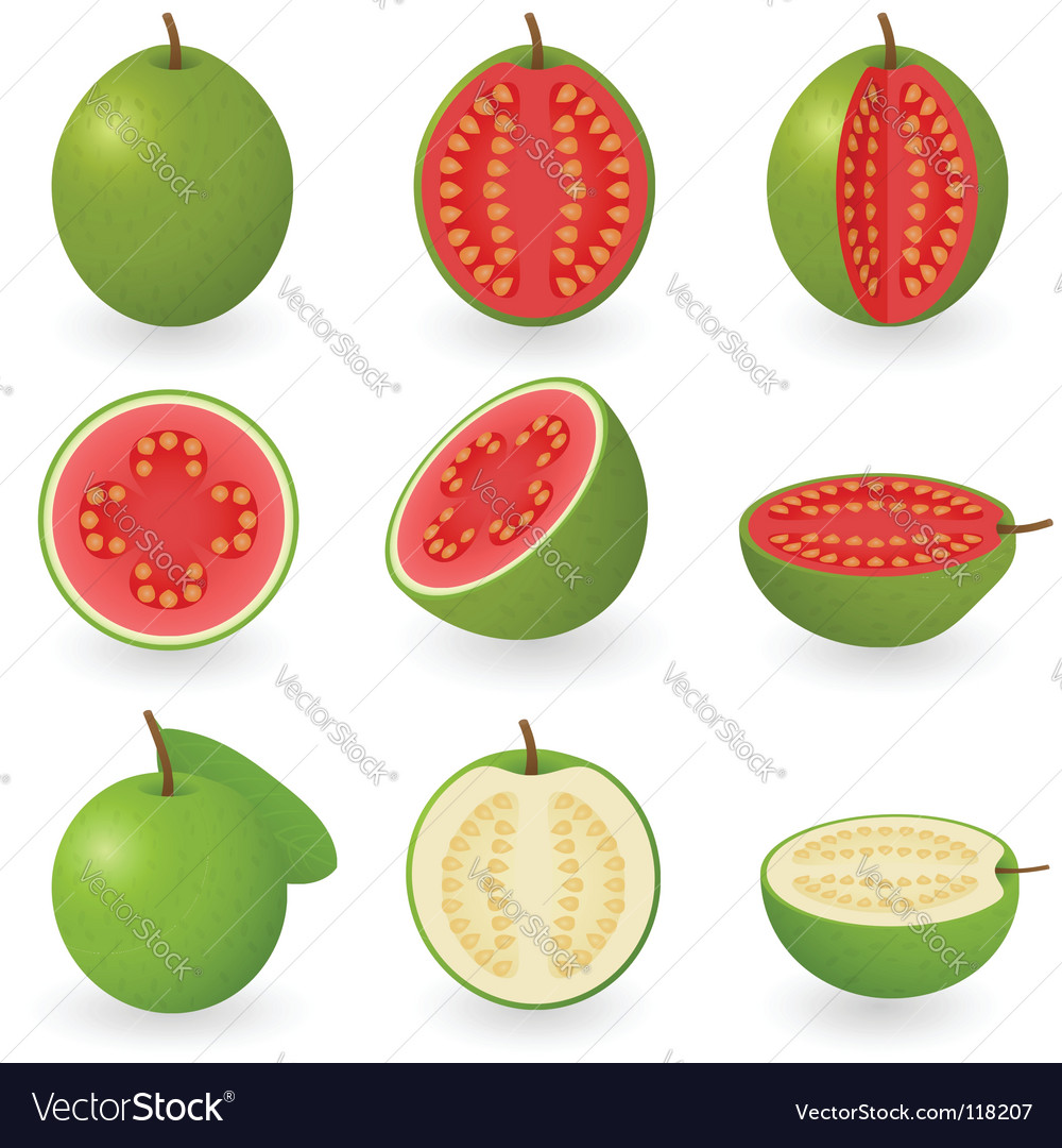 Guava Slice Close-Up