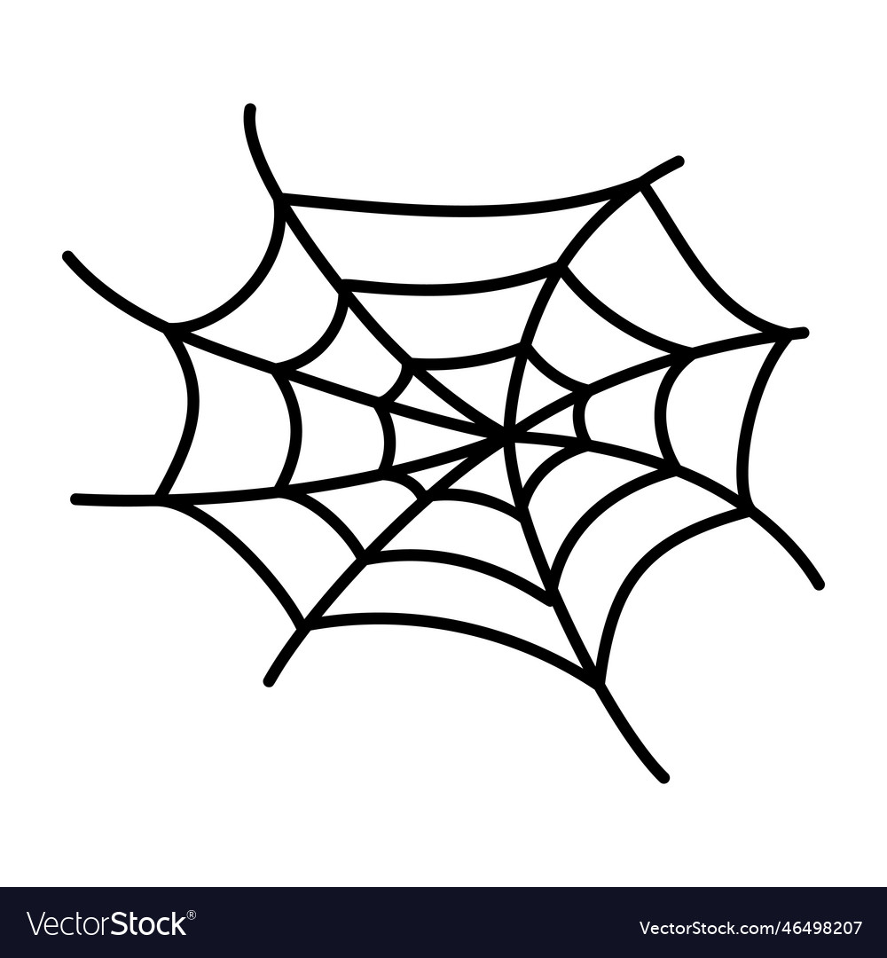 Spider web design Royalty Free Vector Image - VectorStock