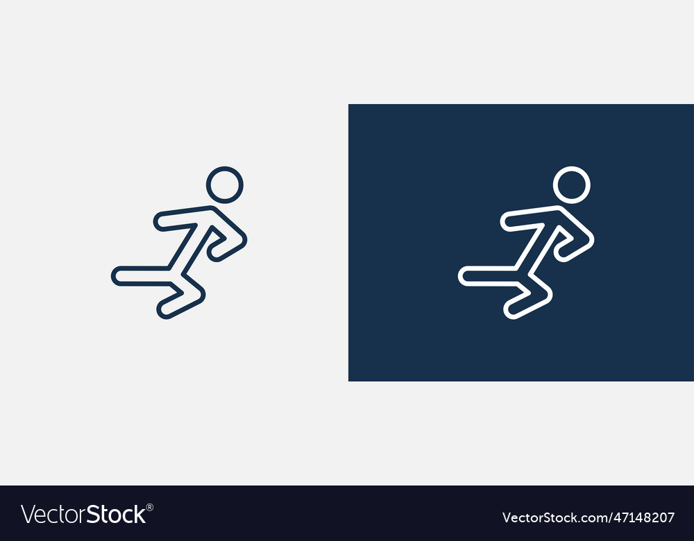 Wushu icon outline icon from sport Royalty Free Vector Image