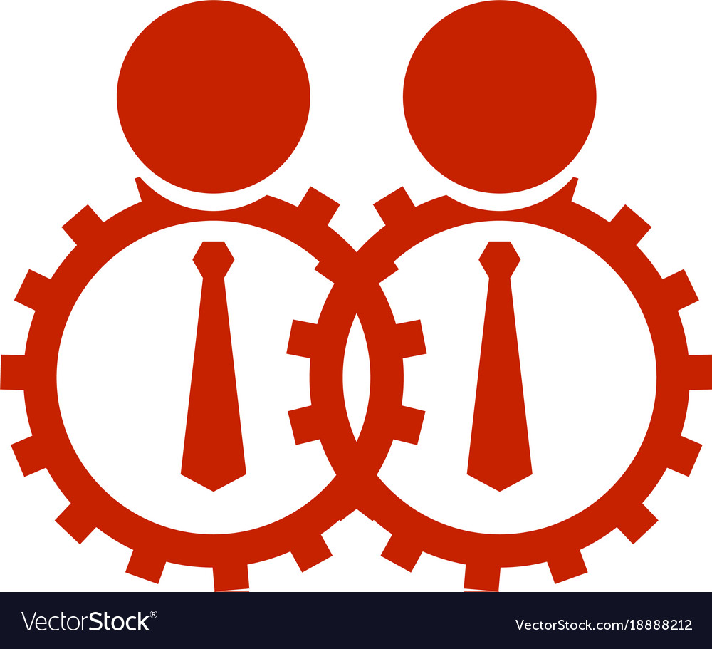 Abstract teamwork icon