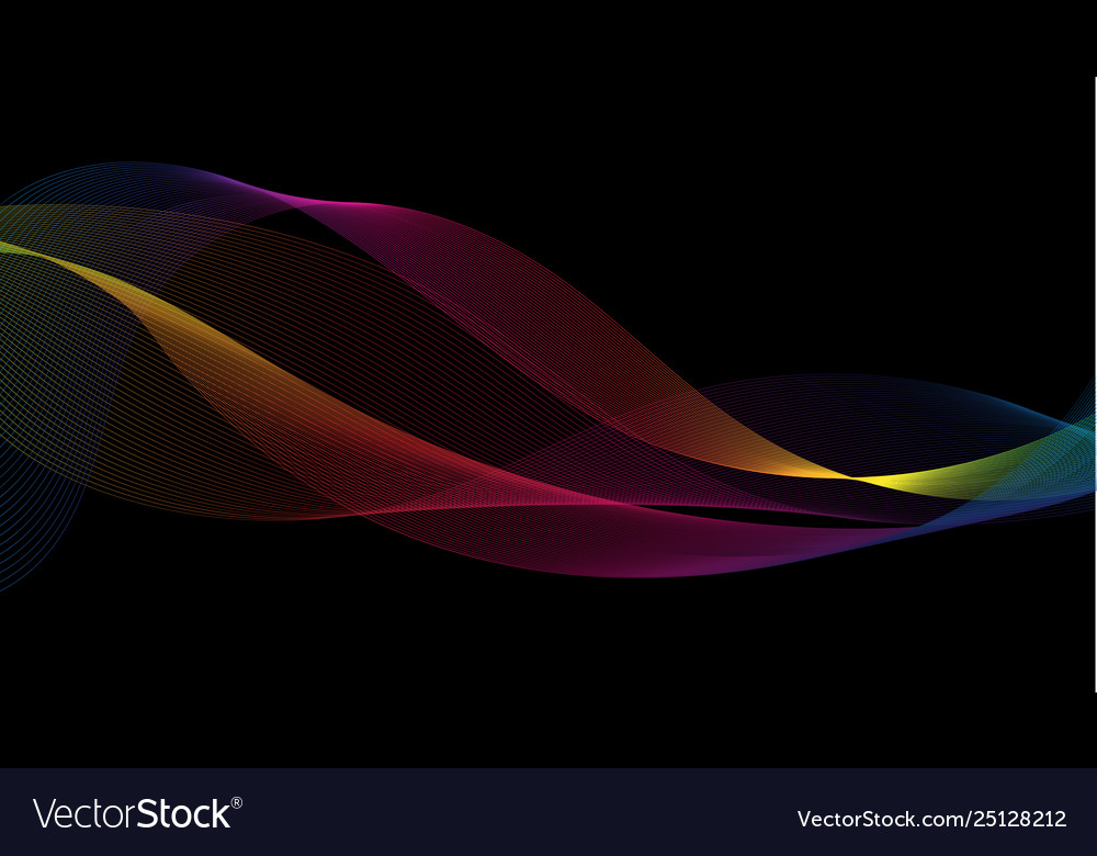 Line soundwave abstract background vector image Line soundwave abstract background