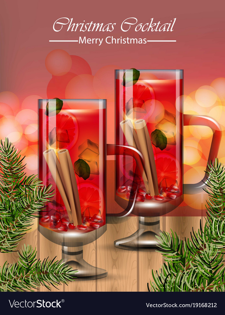 Punsh Trinkgläser Winter Weihnachten Cocktails