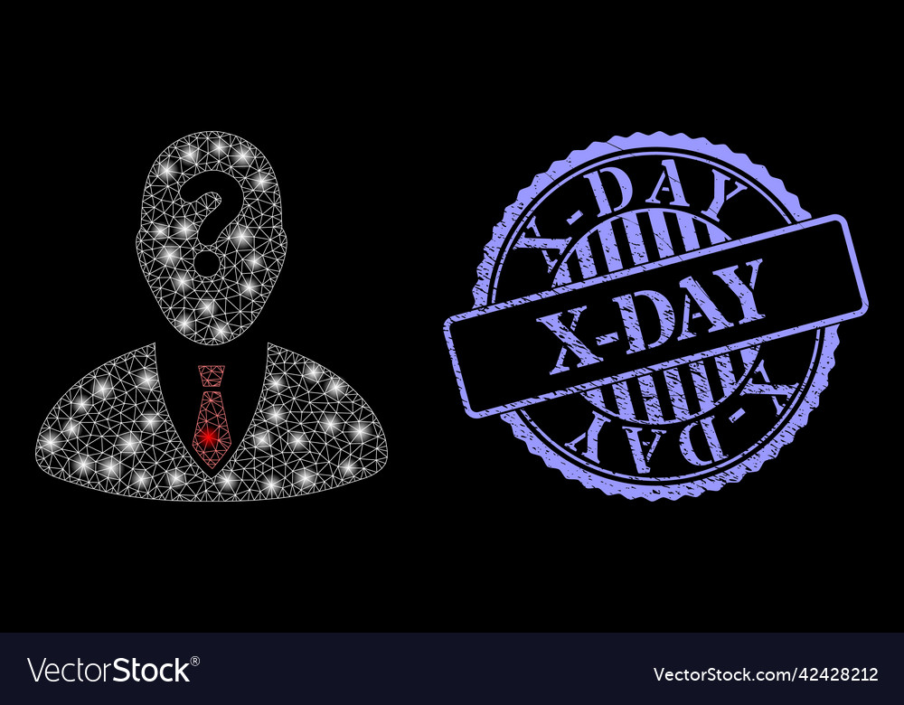 Rubber x-day badge and bright net unknown boss