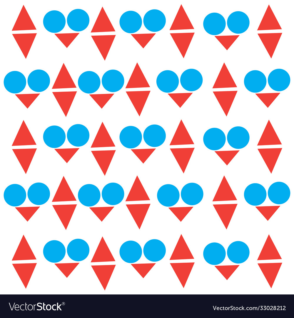 Seamless build triangles simple circle design