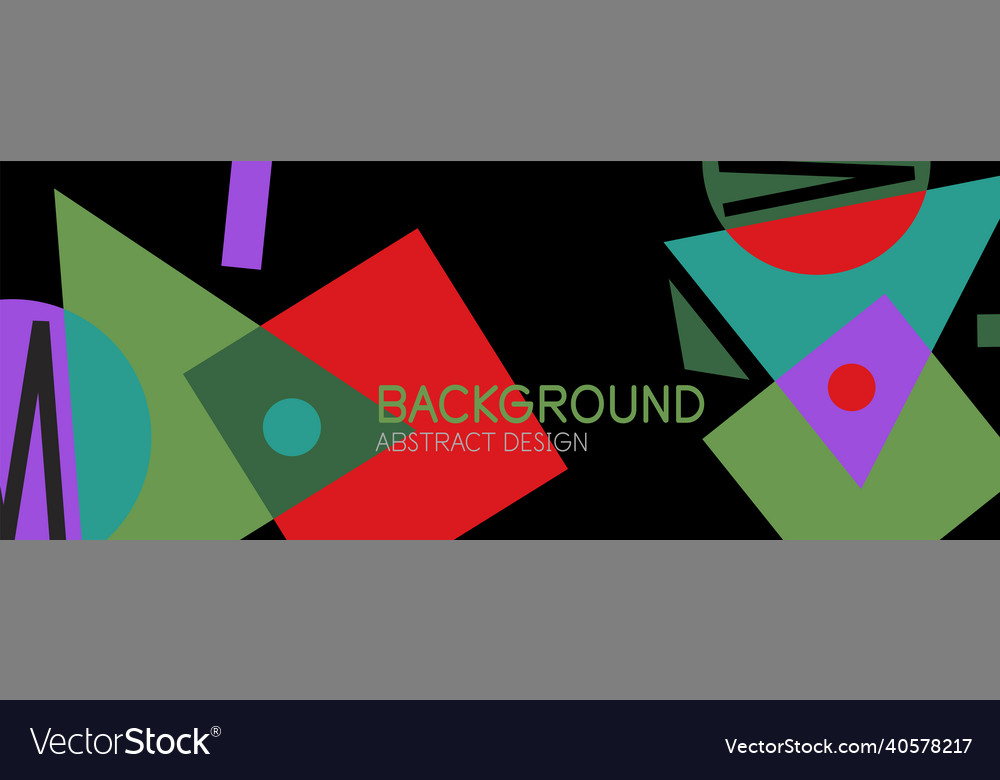 Abstract background with blocks lines geometric Vector Image