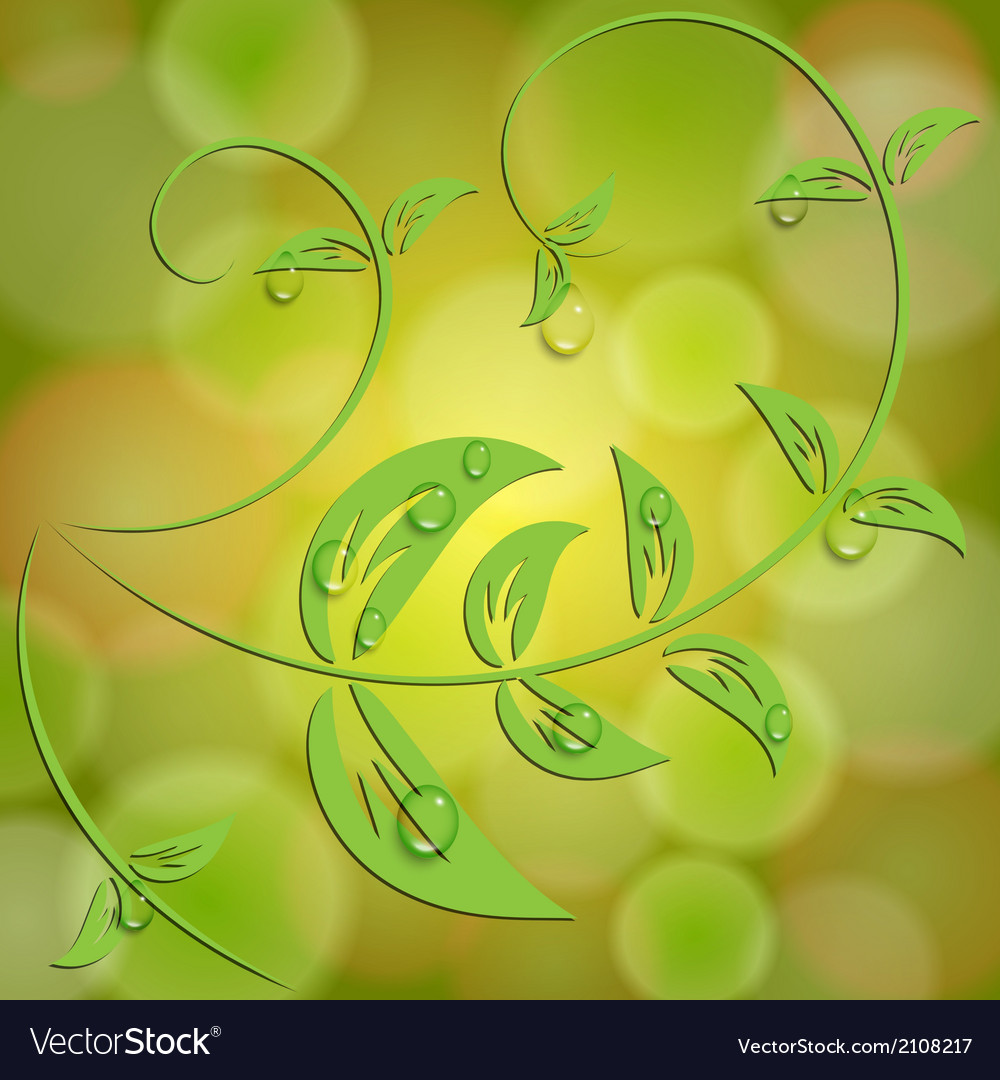 Abstract yellow background with bokeh light