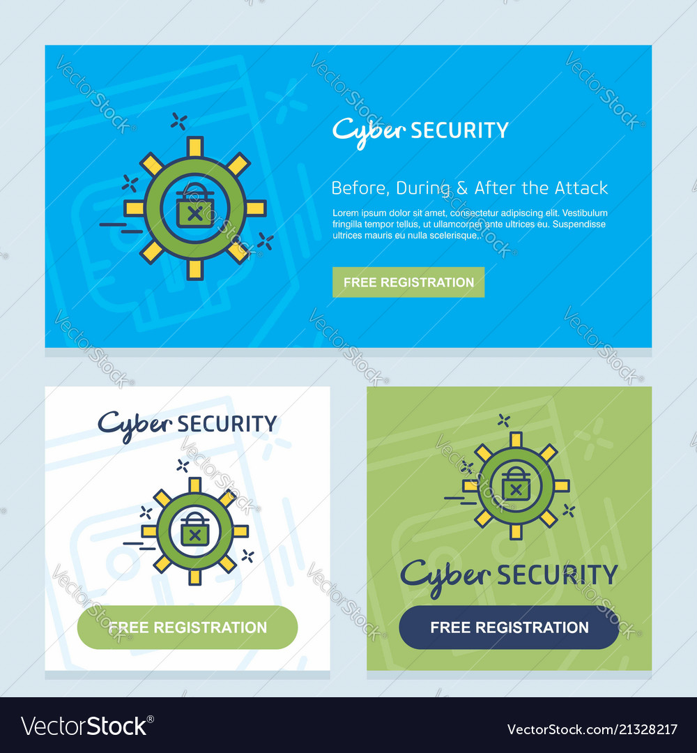 Cyber security design with elegant style