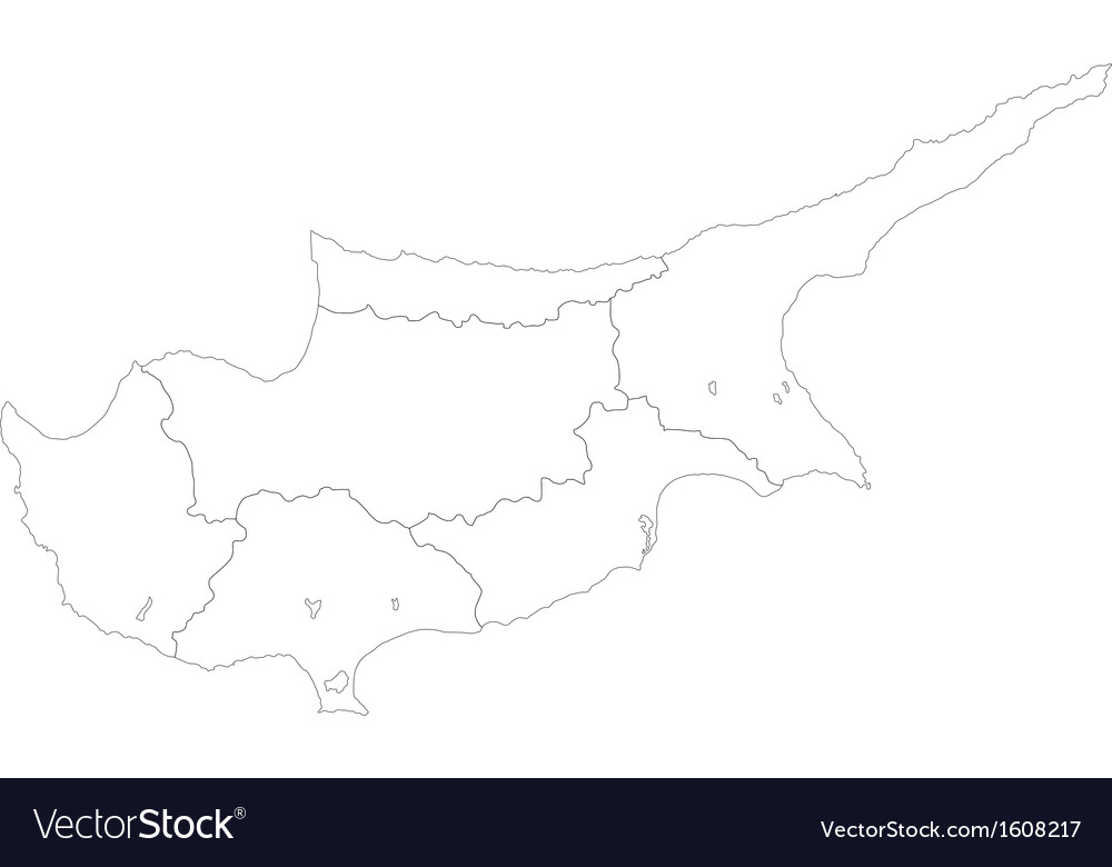 Cyprus Map Royalty Free Vector Image Vectorstock Cyprus Map Royalty Free Vector Image Vectorstock