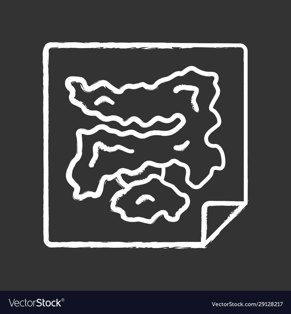 Game map chalk icon virtual video computer