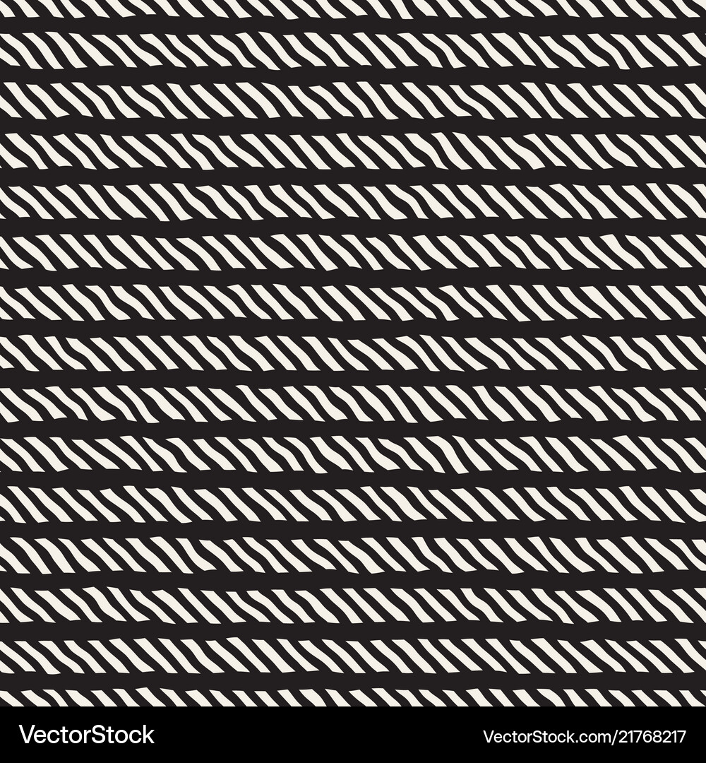 Hand drawn lines seamless pattern abstract Vector Image