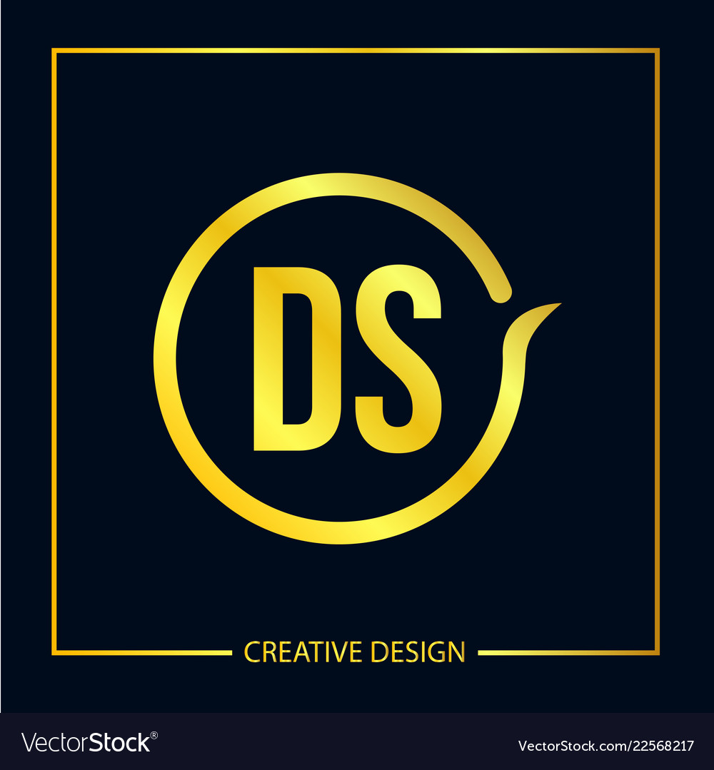 Erster Buchstabe d Logo Vorlage Design