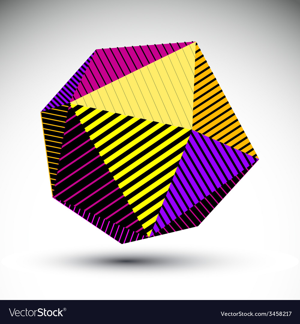 Saturated abstract 3d spherical contrast pattern