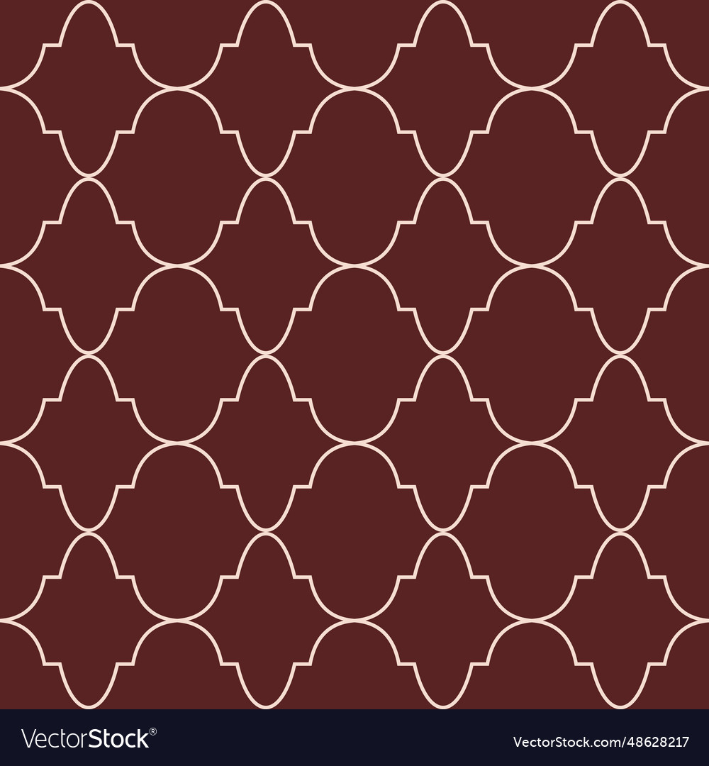 Seamless cute pattern with figured grid for textil vector image Seamless cute pattern with figured grid for textil