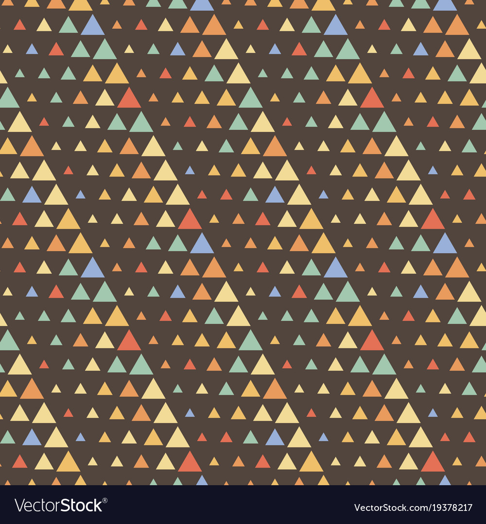 Seamless triangle halftone gradient pattern