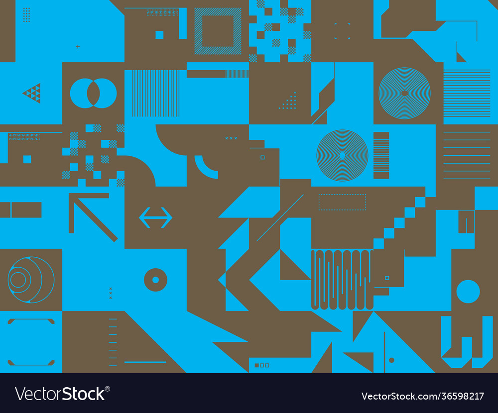 Technology abstract pattern design Vector Image Technology abstract pattern design