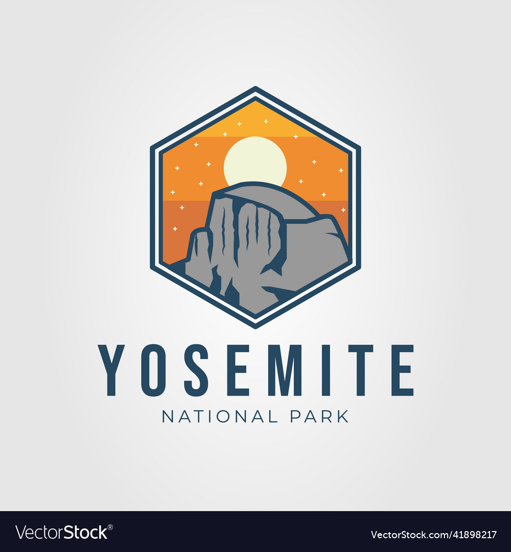 Yosemite Nationalpark Badge Logo Design