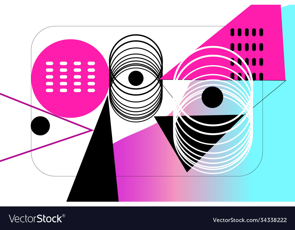 Abstract background with different vector image Abstract background with different