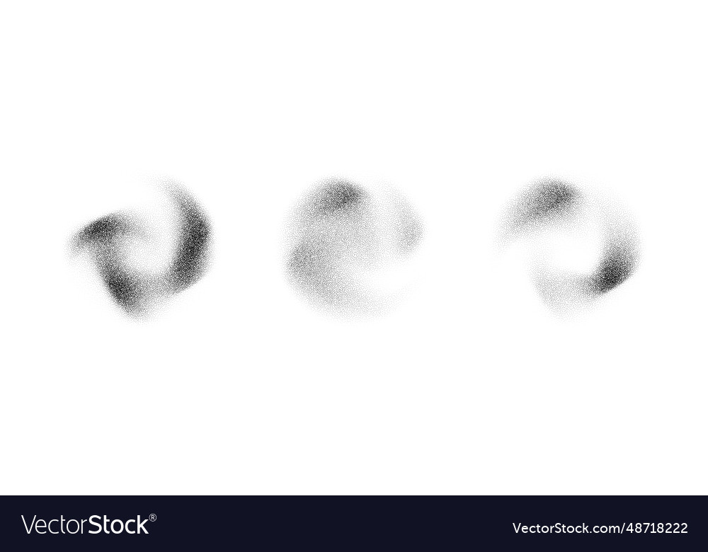Abstract fluid stippled gradient elements noise Vector Image Abstract fluid stippled gradient elements noise