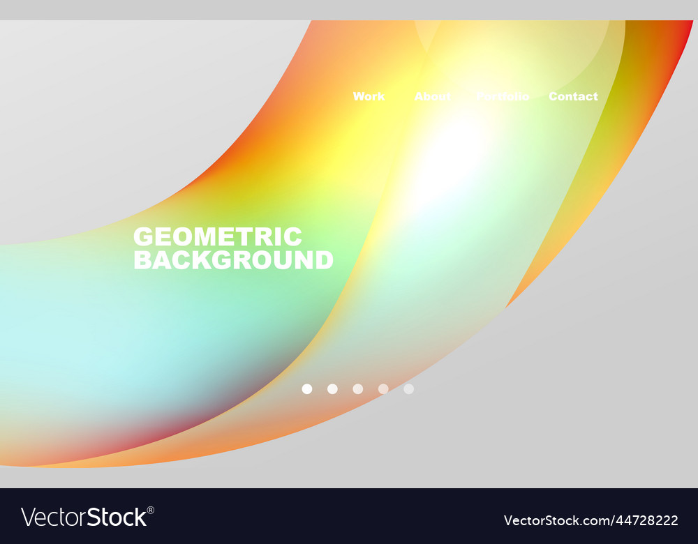 Abstract liquid background for your landing page