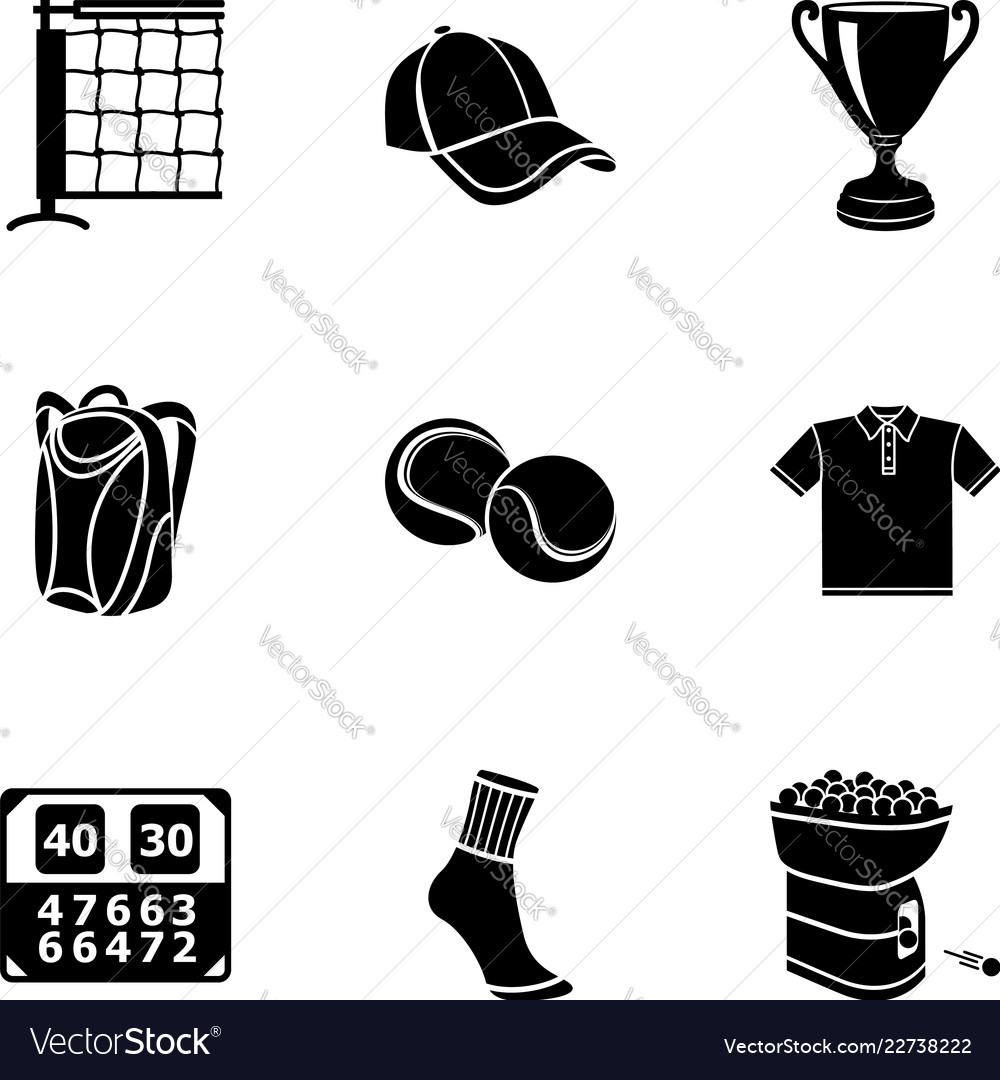 Edify Icons Set Simple Style Royalty Free Vector Image