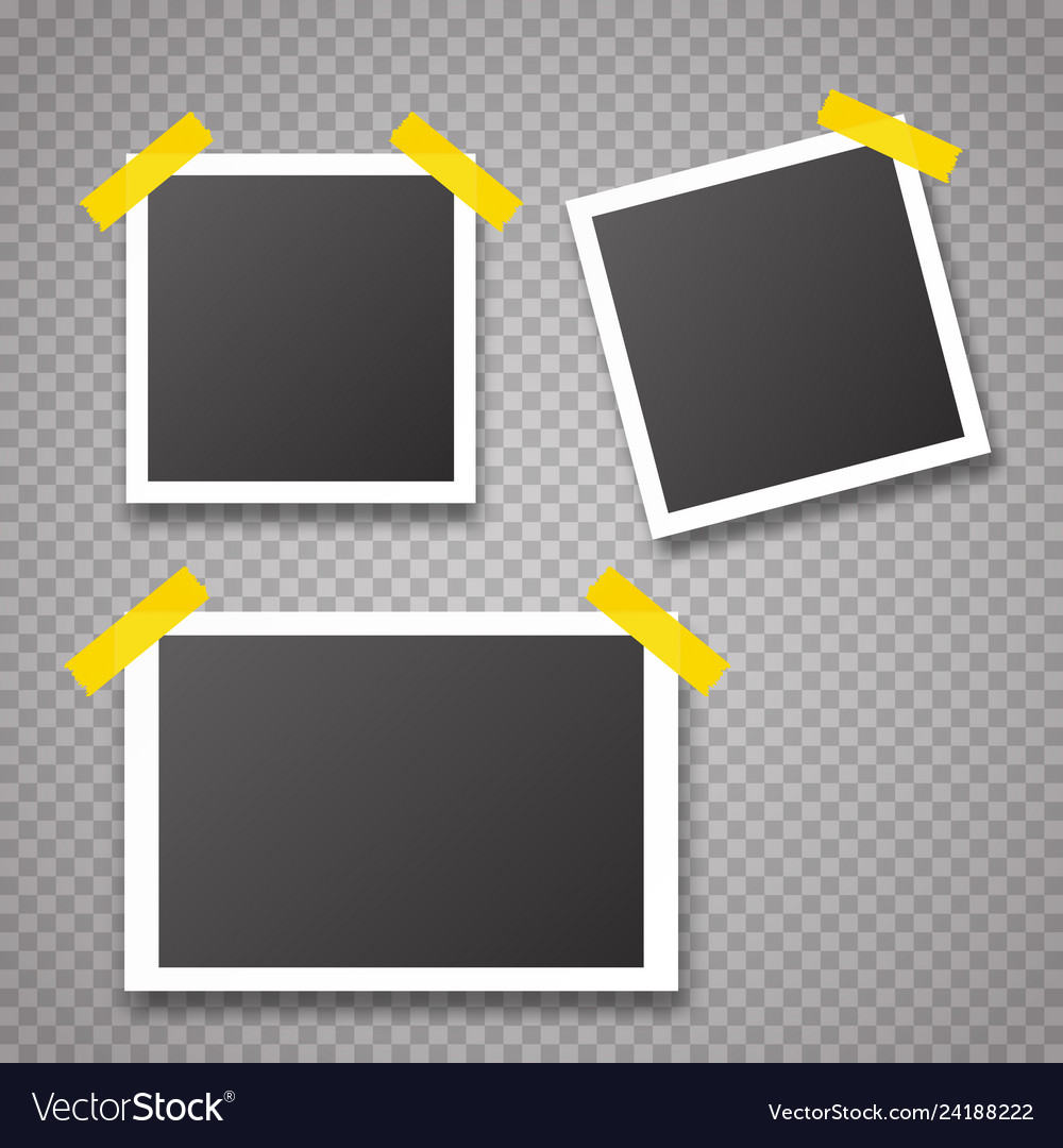 Frames photo collage vector image Frames photo collage
