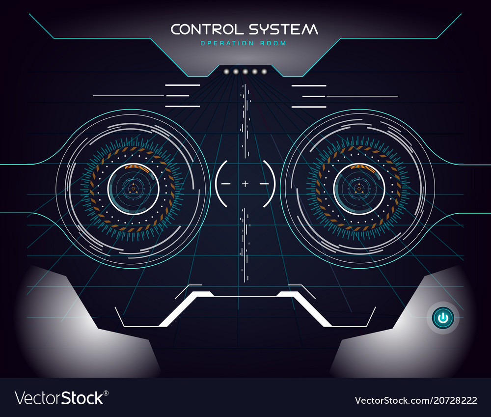 Interface ui design graphic hud