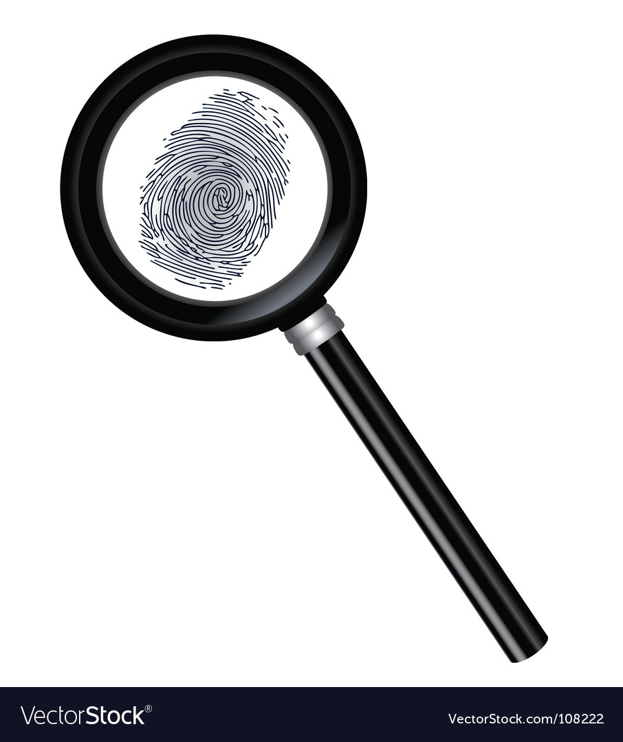 Magnifier and Fingerprint Analysis