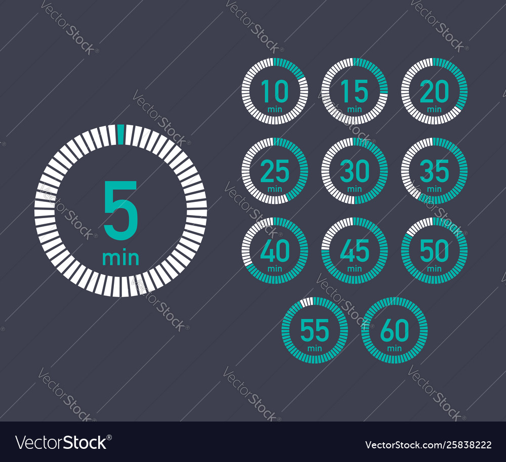 Timer Icons - Set of 12