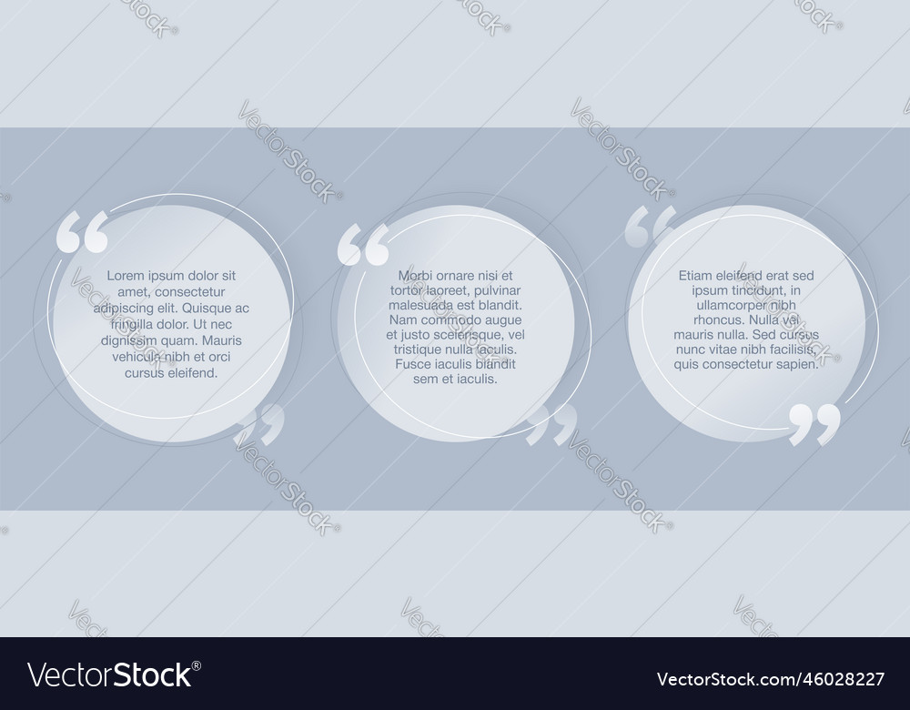 Circular Quote Blocks - Text & Frame