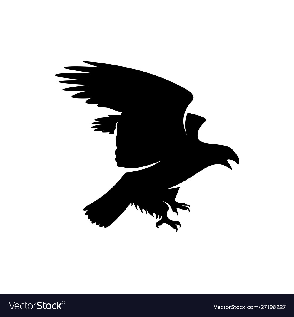 Eagle logo design template Royalty Free Vector Image