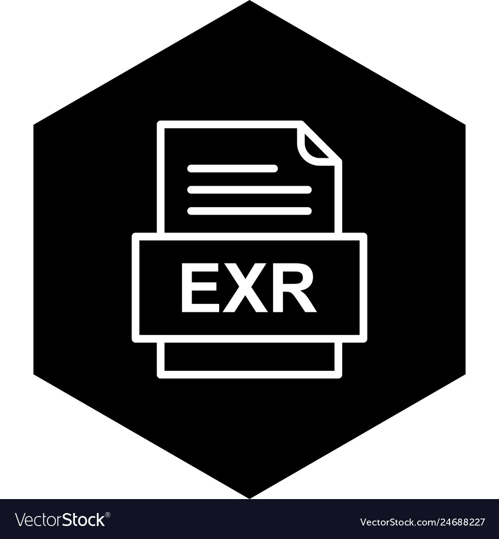 Exr file document icon