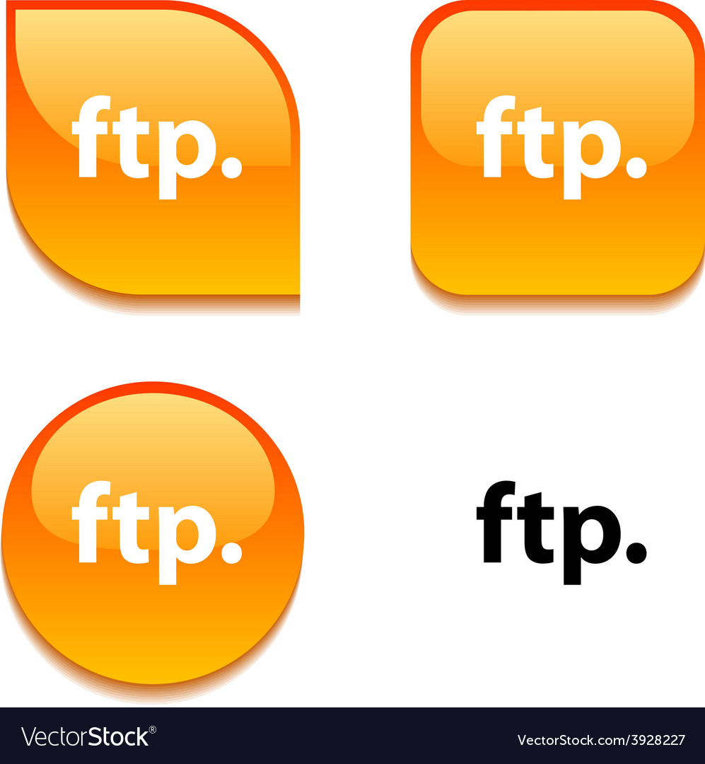 Ftp glossy button