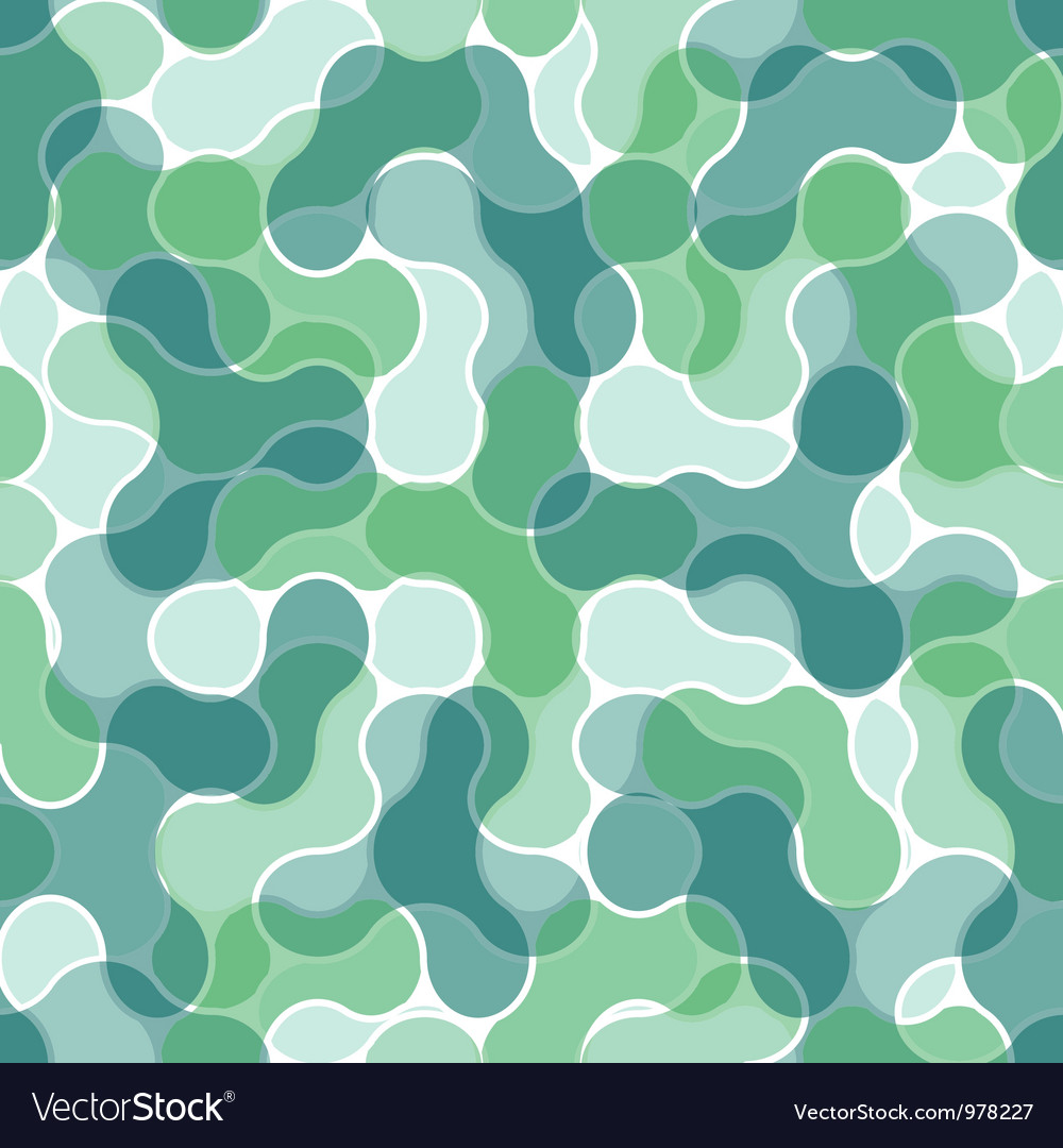 Geometric Green Pattern