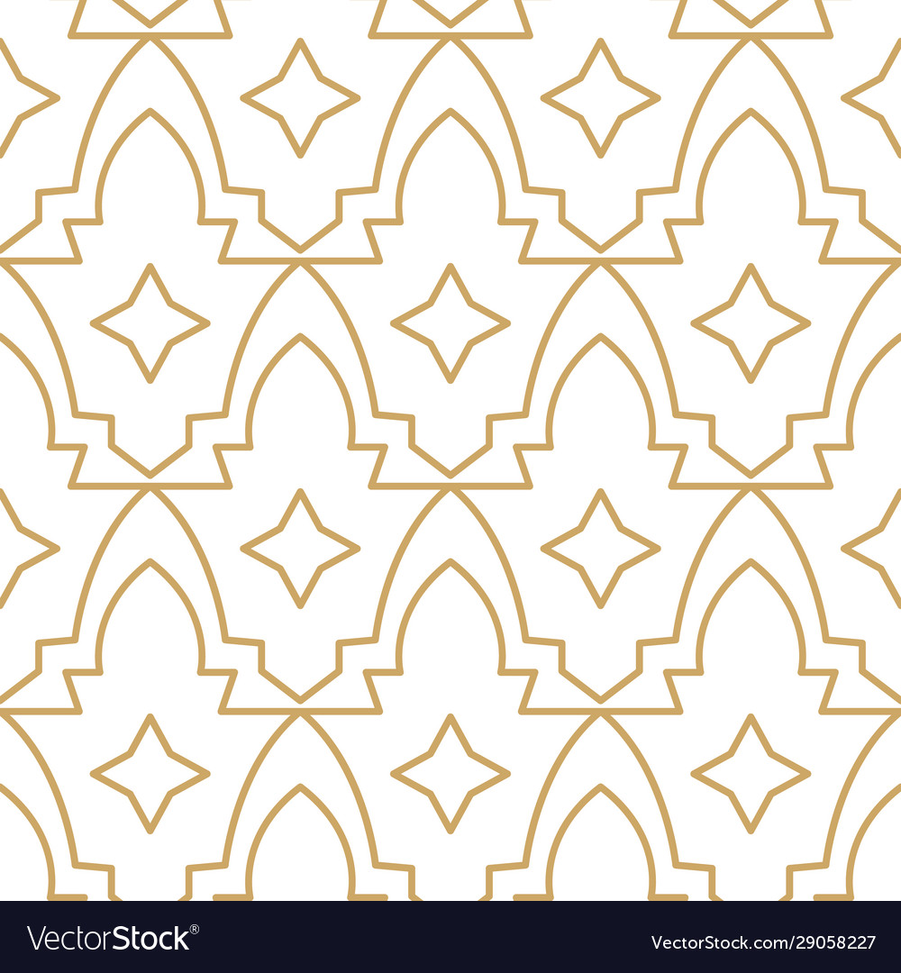 Geometric islamic seamless pattern