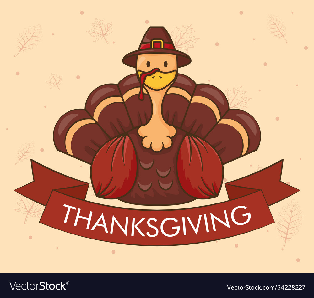 Premium Vector  Thanksgiving day traditional turkey