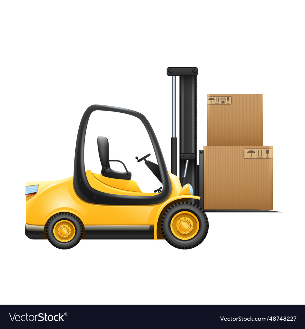 Lift truck with box