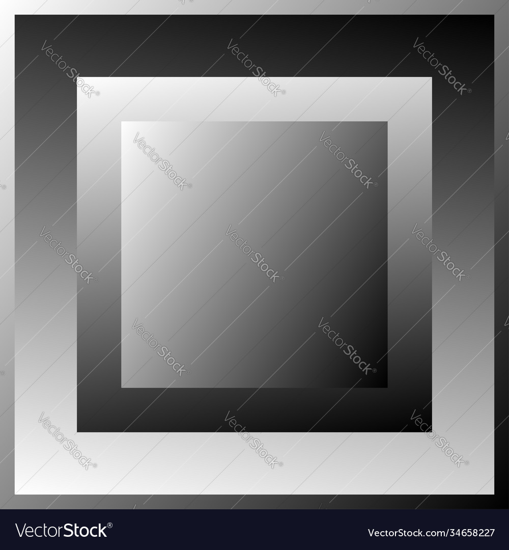 Overlapping squares blocks grayscale vector image Overlapping squares blocks grayscale
