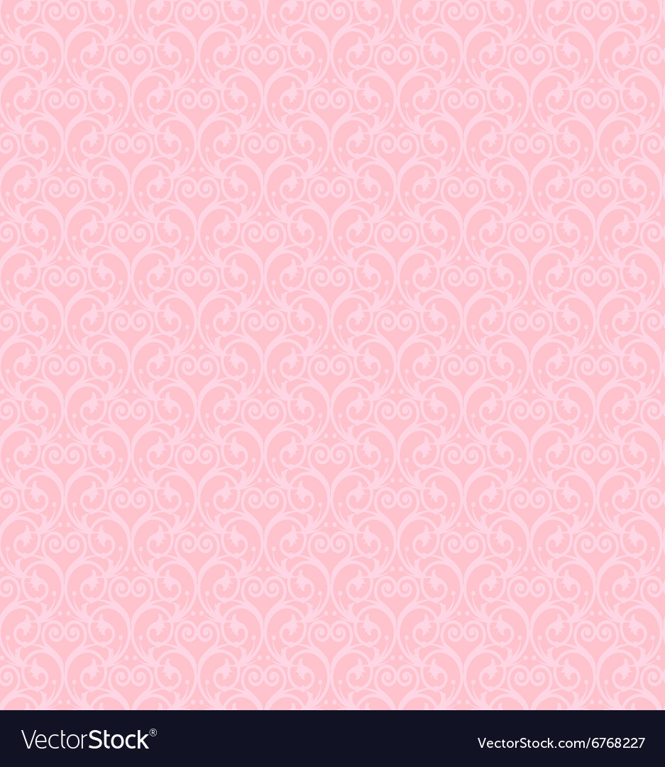 Pink decorative pattern Royalty Free Vector Image