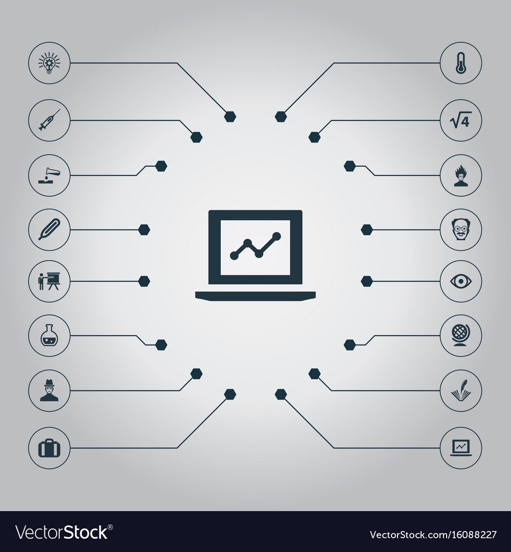 Set of simple knowledge icons