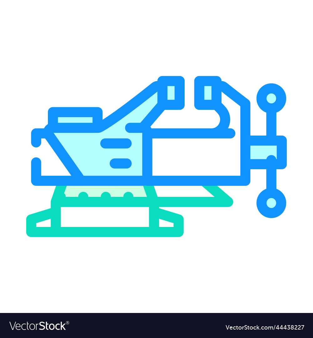 Swivel base bench vice color icon