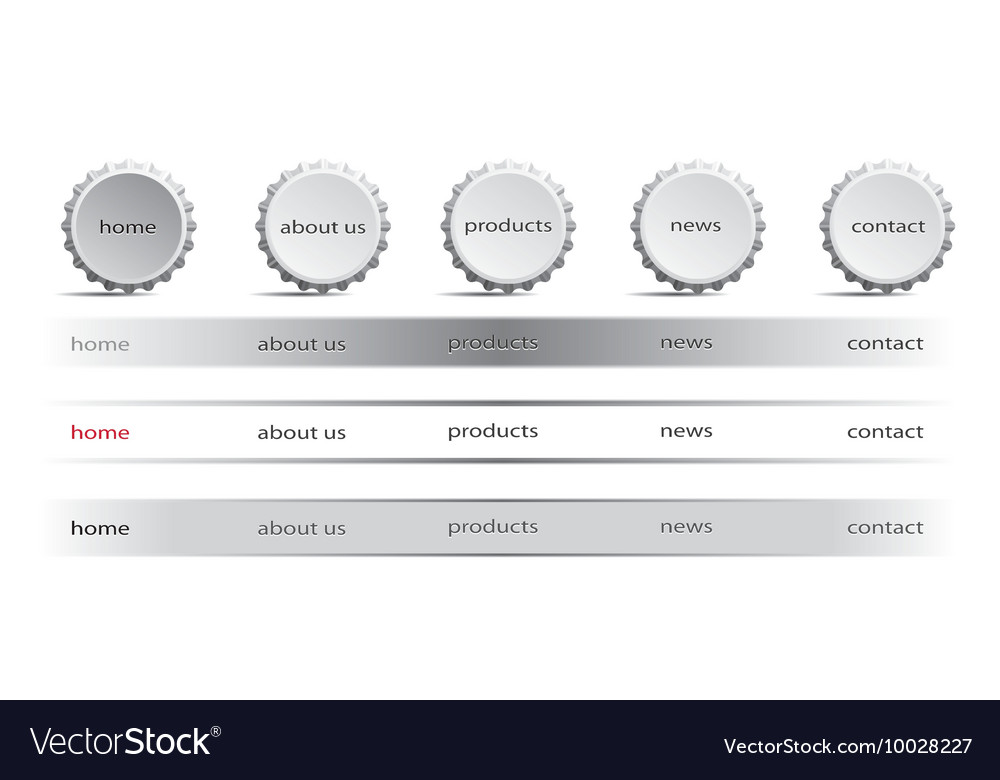 Web navigation templates